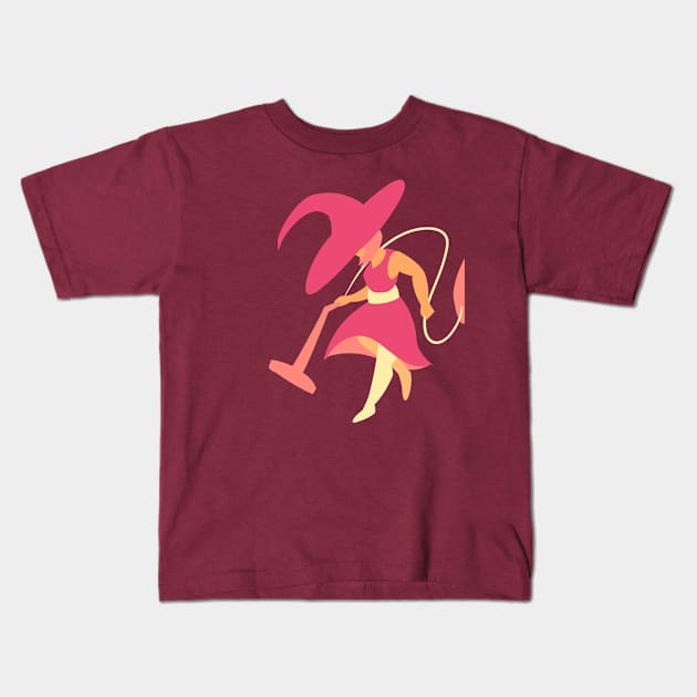 Classic 50's Witch Kids T-Shirt by AnthonyPanics